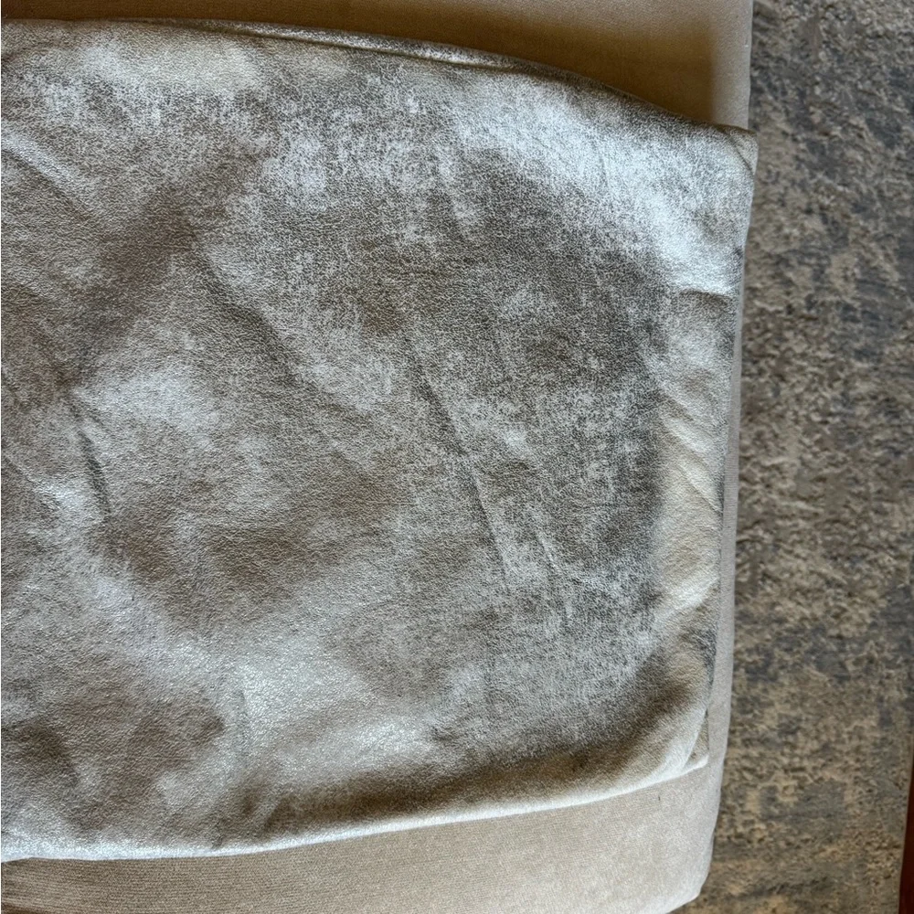 20x20 West Elm Silver Pillow Cover/Sham/Case